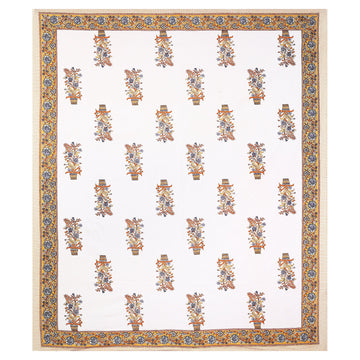 Rajasthani Jaipuri Traditional King Size Bedsheet With 2 Pillow Covers