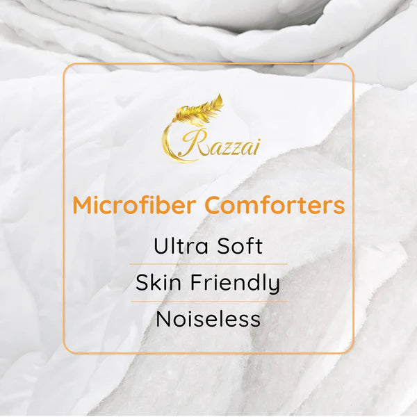 Luxury Quilted Comforter – Soft & Lightweight Bedding