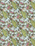 Mayura Royal Feather Aqua Blossom Pure Cotton King Size Bedsheet